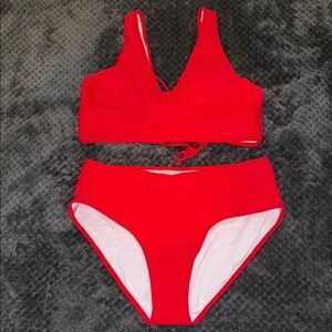 Red Bikini Set